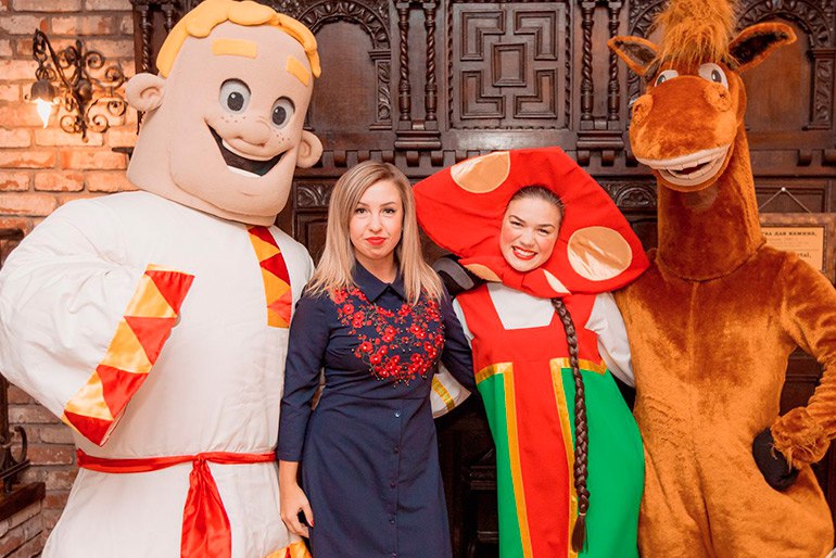 Юмористическое поздравление в русском народном стиле